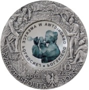 Moneta 10 zł 400. rocznica polskiego osadnictwa w Ameryce Północnej