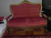 Sofa stylowa kolor czerwony