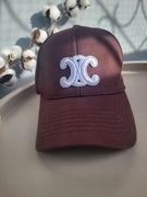 Czapka z daszkiem czekoladowa, brązowa