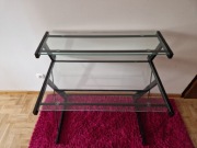 Niemieckie biurko szklane