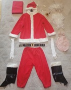 Strój przebranie ŚWIĘTEGO MIKOŁAJA - 14 elementów 