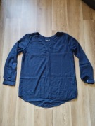 Janina 38 bluzka damska długi rękaw granatowa 