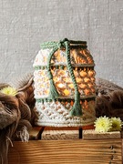 Lampion wazon makrama 