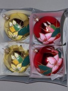 Bombki ozdoby choinkowe dekor 4 sztuki Komozja