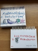 Malgorzata Halber kołonotatnik z bohaterem i bohaterami 