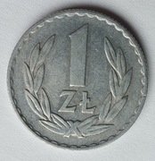 1 złoty 1969 PRL, N (UNC)-3.024.000 szt. Rzadka.