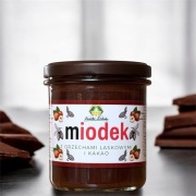 Miód z Orzechami laskowymi i Kakao Pasieka Zaleska 415 g