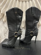 Kozaki skórzane Philipp Plein