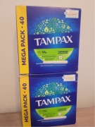 Tampax Super tampony z aplikatorem nie plastikowy 40szt.