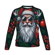 Sweter świąteczny bawełniany Santa Street Lans