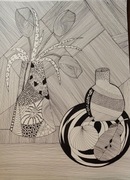 Obraz "stół" ręcznie wykonany