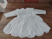 Koronkowa sukienka do chrztu ,rozmiar 68