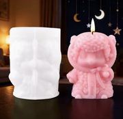 OWCA Wielkanocna forma silikonowa 8.5*6.5 do odlewów Świec Mydła Gipsu 