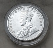 Indie 1 Rupia 1918 r George V srebro 917 