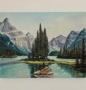 Tatry Polskie oryginalny olejny obraz.