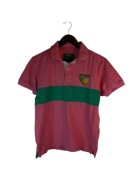 Koszulka polo gant różowa z logiem m