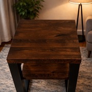 Stolik bukowy 40cm na 40cm wysokość 60cm 