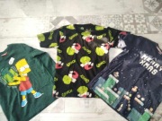 Mikołaj Święta Grinch Simpson zestaw  146-152 