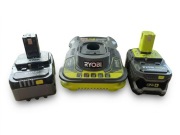 RYOBI Super Fast Charger + 2 x bateria 18V