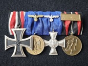 Niemcy, III Rzesza, Szpanga Medalowa 1939 krzyż - Schinkel W.Deumer. 