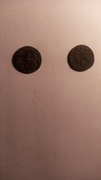 Dwie  monety - bardzo stare