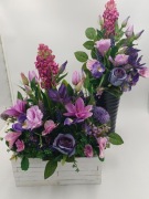 Komplet nagrobny  -kompozyca wiosenno -wielkanocna