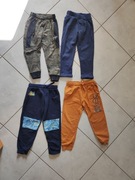 4 pary spodnie drey dla chłopca moro wojskowe minionki rower