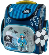 Komplet tornister Delune pirat klasy 1-3 + worek sportowy + piórnik