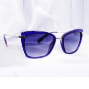 FURLA SFU143 okulary srebrne granatowe prada celine gucci ysl dior chanel 