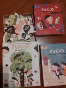 Pucio M. Galewska- Kustra. Seria Książek + puzzle Pucio. Jak nowe