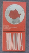 Mapa przeglądowa Europy Rumunia 1983/84 PRL ANTYKWARIAT  