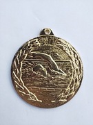 Medal złoto fi 50 mm - pływanie