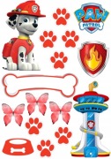 OPŁATEK ZESTAW POSTACIE PSI PATROL MARSHALL +GRATIS TEKST