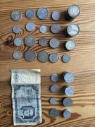 Zestaw monet historycznych + banknot