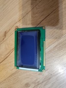 Duży wyświetlacz 128x64 piksele niebieski Arduino