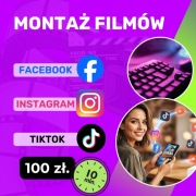 Montaż filmów WIDEO do 10 min – YouTube, Vlogi, Pamiątki