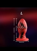 Dildo analne,waginalne buttplug miękkie 7 cm xxxl