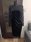 Welurowa mała czarna r44 nowa 