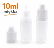 Butelka 10ml PE LDPE miękka z kroplomierzem szczelna 10szt
