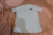 bluzka t-shirt F&F 134 jasno zielona turkus miętowy Skate city