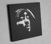 2pac Oryginalny obraz ręcznie rzeźbiony... Staloryt Tupac