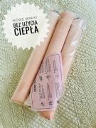 Nowe różowe wałki do włosów bez użycia ciepła zestaw 3 wałków