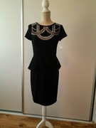 Sukienka Frank Lyman elegancka suknia 38 40 M L wieczorowa suknia wyj