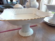 Salaterka / talerz na nodze/ owocarka Chodzież Iwona Złota Linia - unikat 