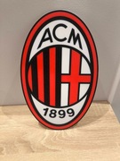 Plastikowy herb AC Milan