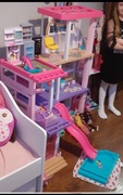 Duży domek dla barbie z windą I basenem