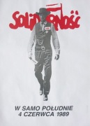 Plakat Tomasz Sarnecki Solidarność W samo południe 4 czerwca 1989