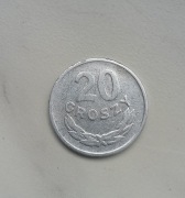 Moneta 20 groszy 1967 r 