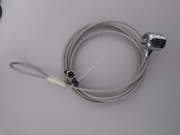 LINKA ZABEZPIECZAJĄCA DO LAPTOPA KOMPUTERA 1,8 M STALOWA NA KLUCZYK