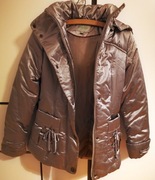 Zimowa kurtka ROSSE LINE,Srebrnoszara, bardzo ciepła